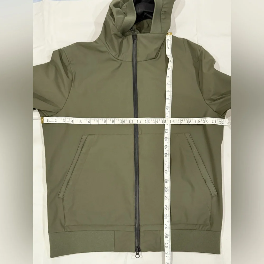 Olive Green Men's Windbreaker Jacket